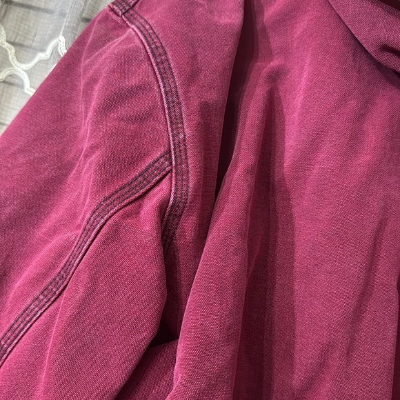 Carhartt JQ281 Quilted Nylon-Lined Sandstone Duck Active Jacket XL - Picture 2 of 7